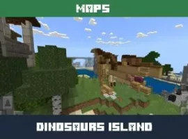 Dinosaur Island Map for Minecraft PE