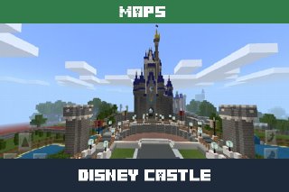 Download Disney Castle Map Minecraft Bedrock: MCPEDL