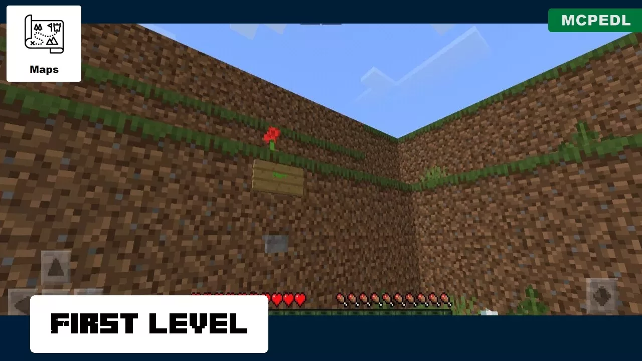 First Level from Parkour Master Map for Minecraft PE