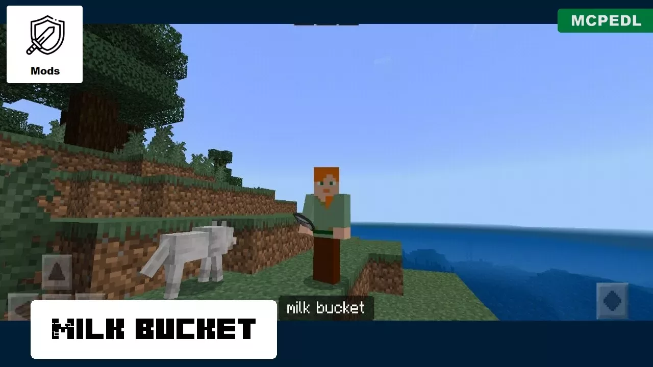 Milk Bucket from Troll Mod for Minecraft PE
