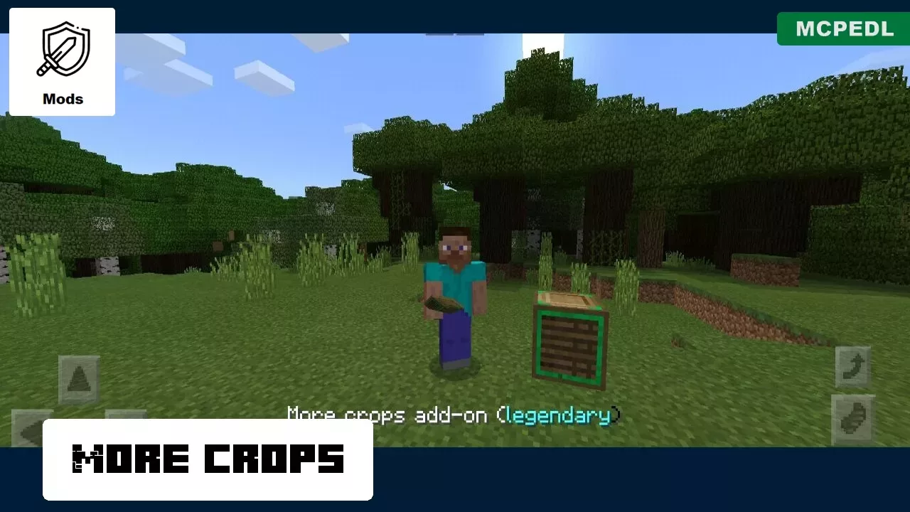 More Crops from Mushrooms Mod for Minecraft PE