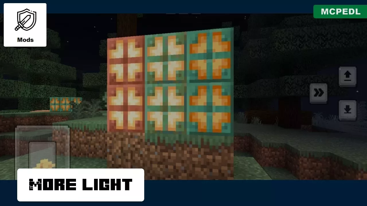 More Light from Concept 1.21 Update Mod for Minecraft PE