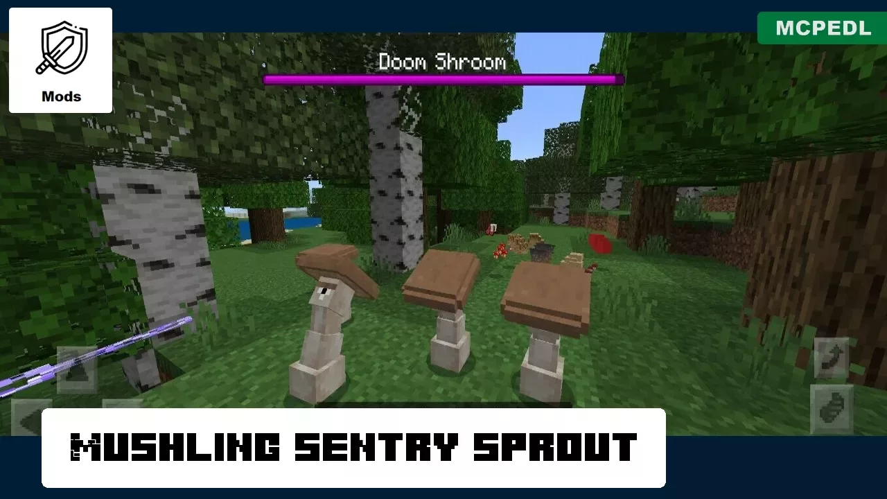 Mushling Sentry from Mushrooms Mod for Minecraft PE