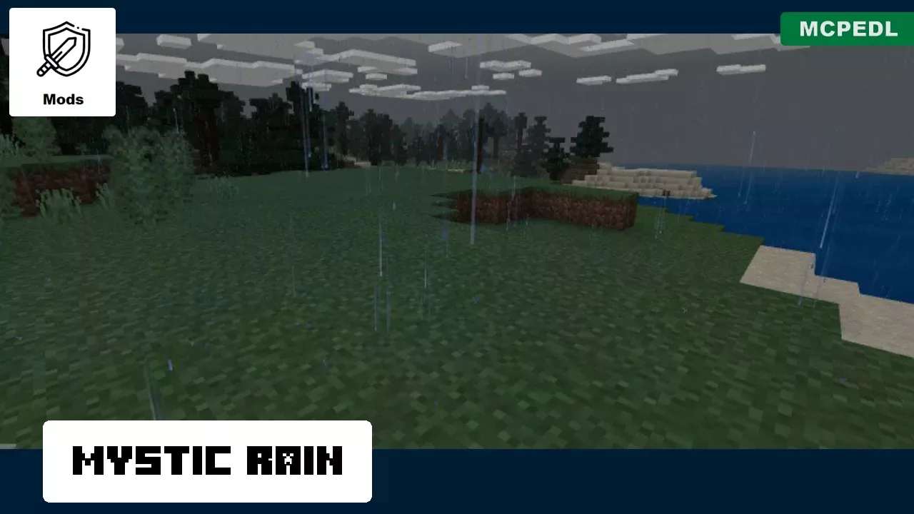 Mystic Rain from Rain Mod for Minecraft PE