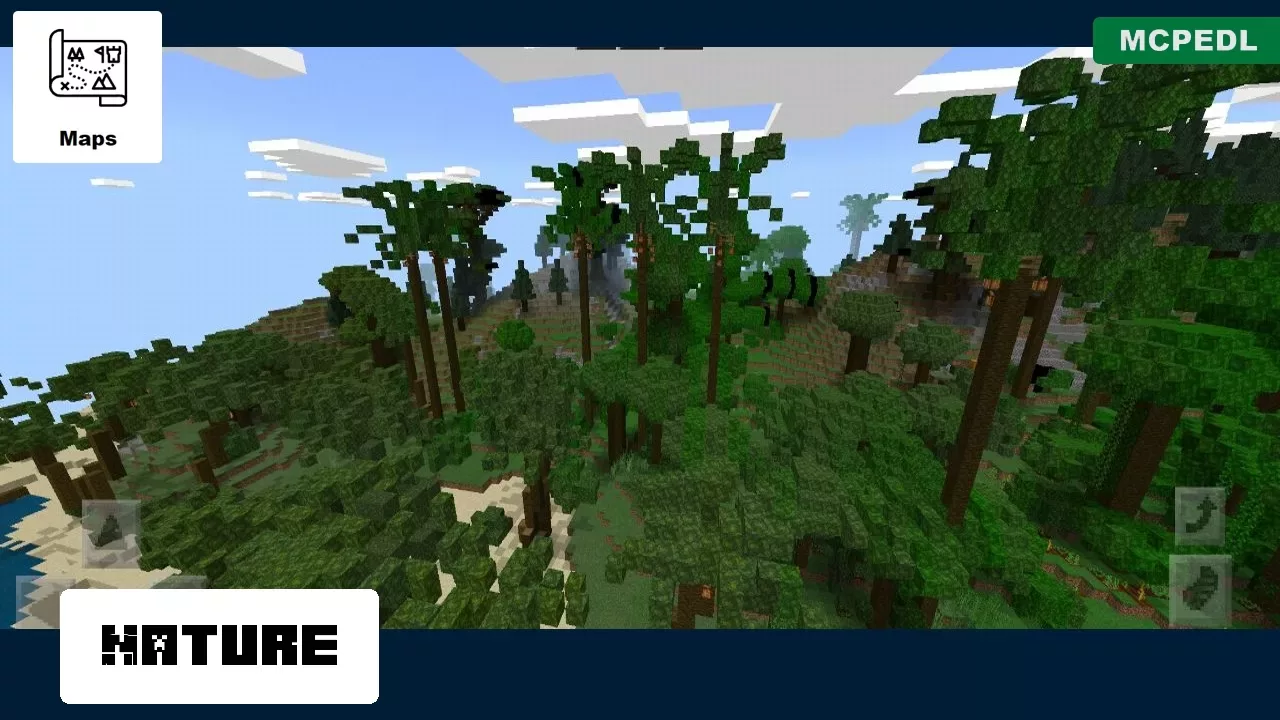 Nature from Big Islands Map for Minecraft PE