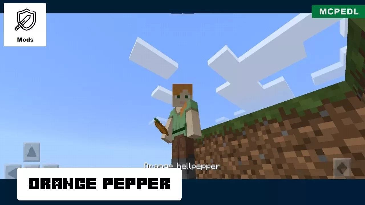 Orange Pepper from Vegetable Mod for Minecraft PE