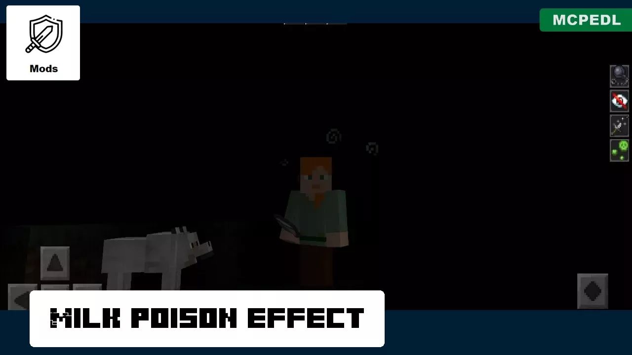 Poison Effect from Troll Mod for Minecraft PE