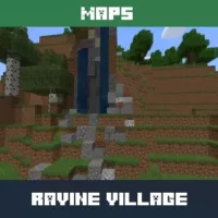 Ravine Village Map for Minecraft PE