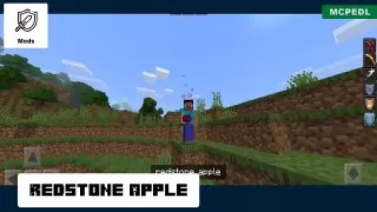 Redstone Apple from Apples Mod for Minecraft PE