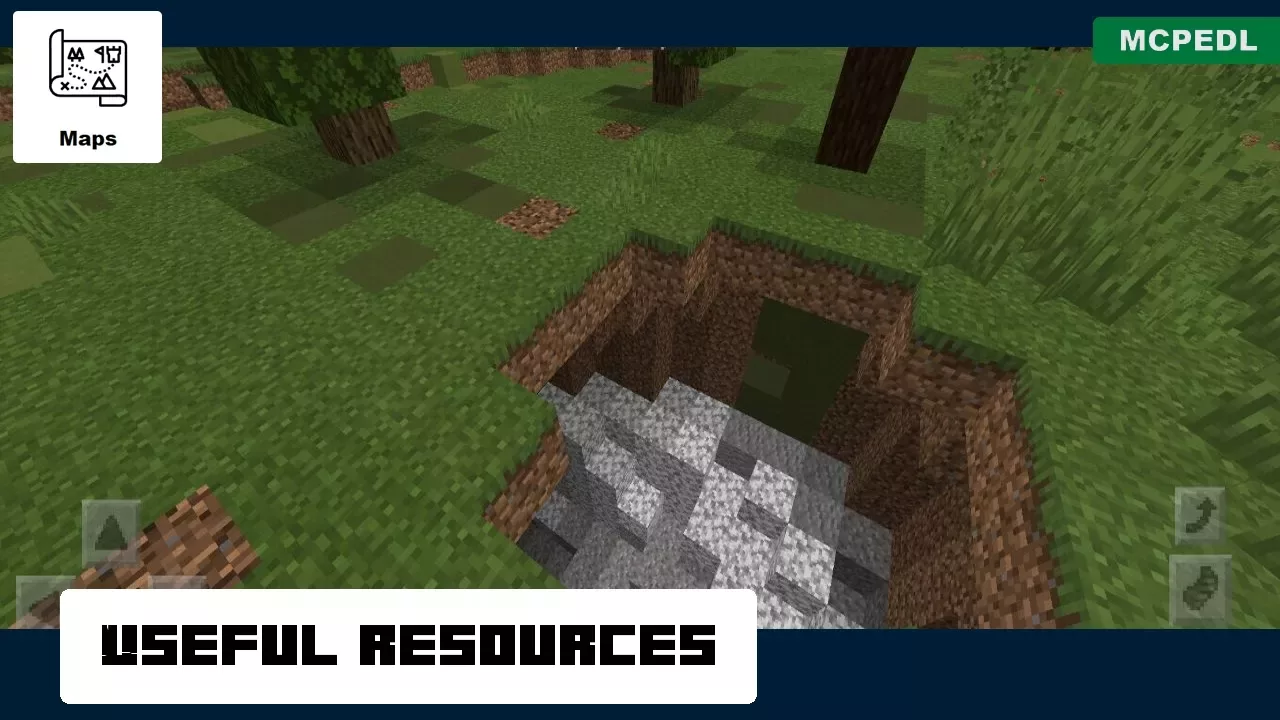 Resources from 100 Days Island Map for Minecraft PE