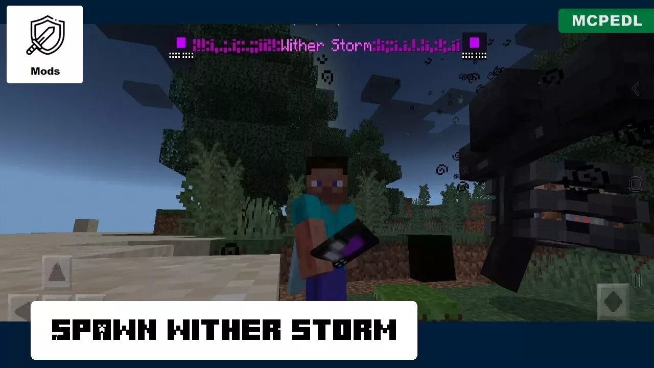 Spawn from Storm Mod for Minecraft PE