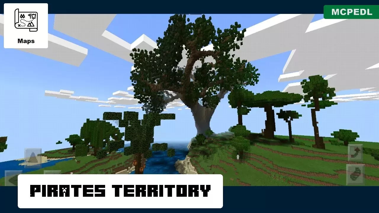 Territory from Big Islands Map for Minecraft PE