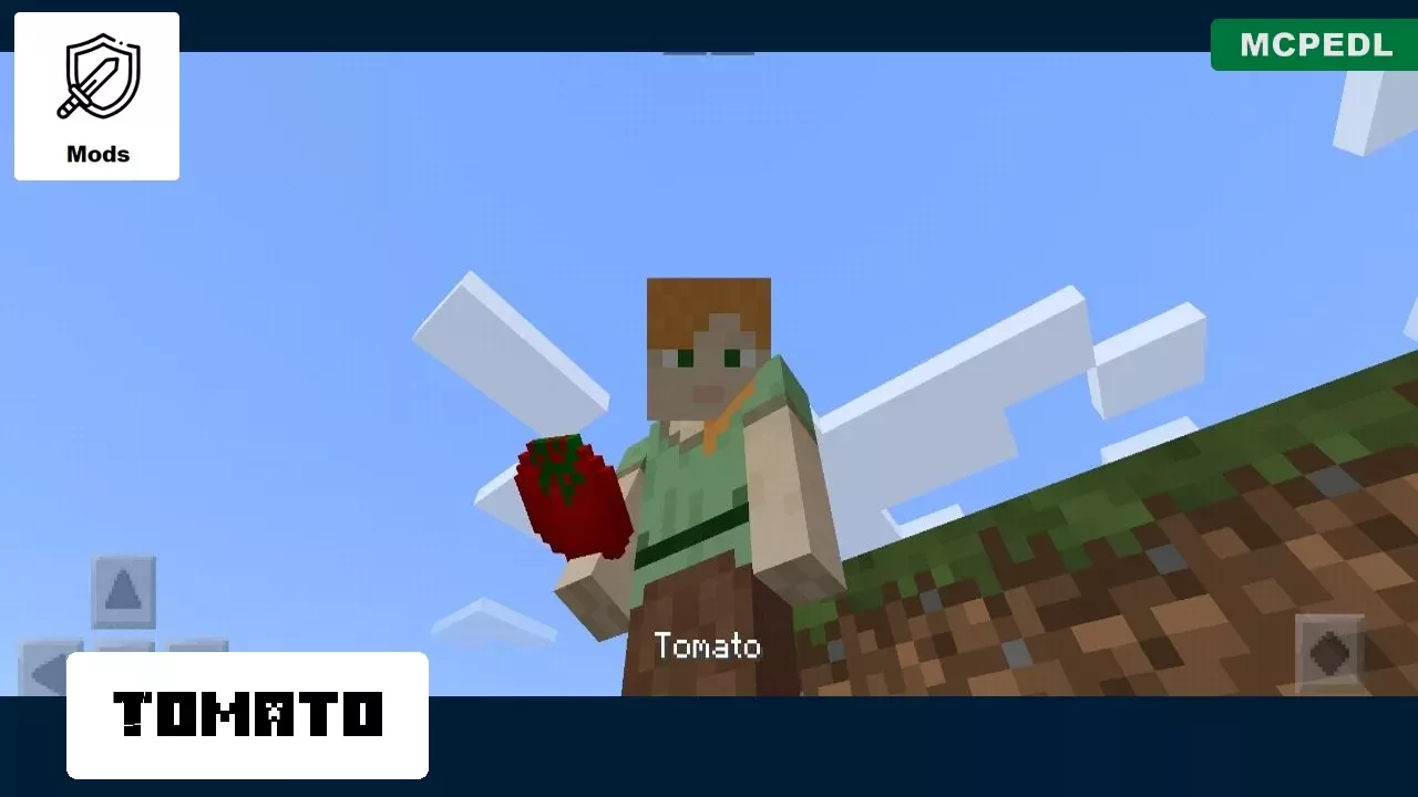 Tomato from Vegetable Mod for Minecraft PE