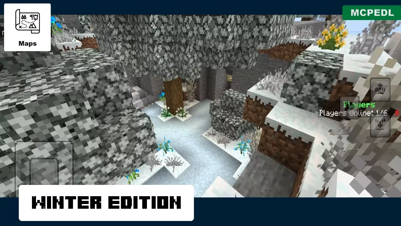 Winter Edition from Parkour Master Map for Minecraft PE