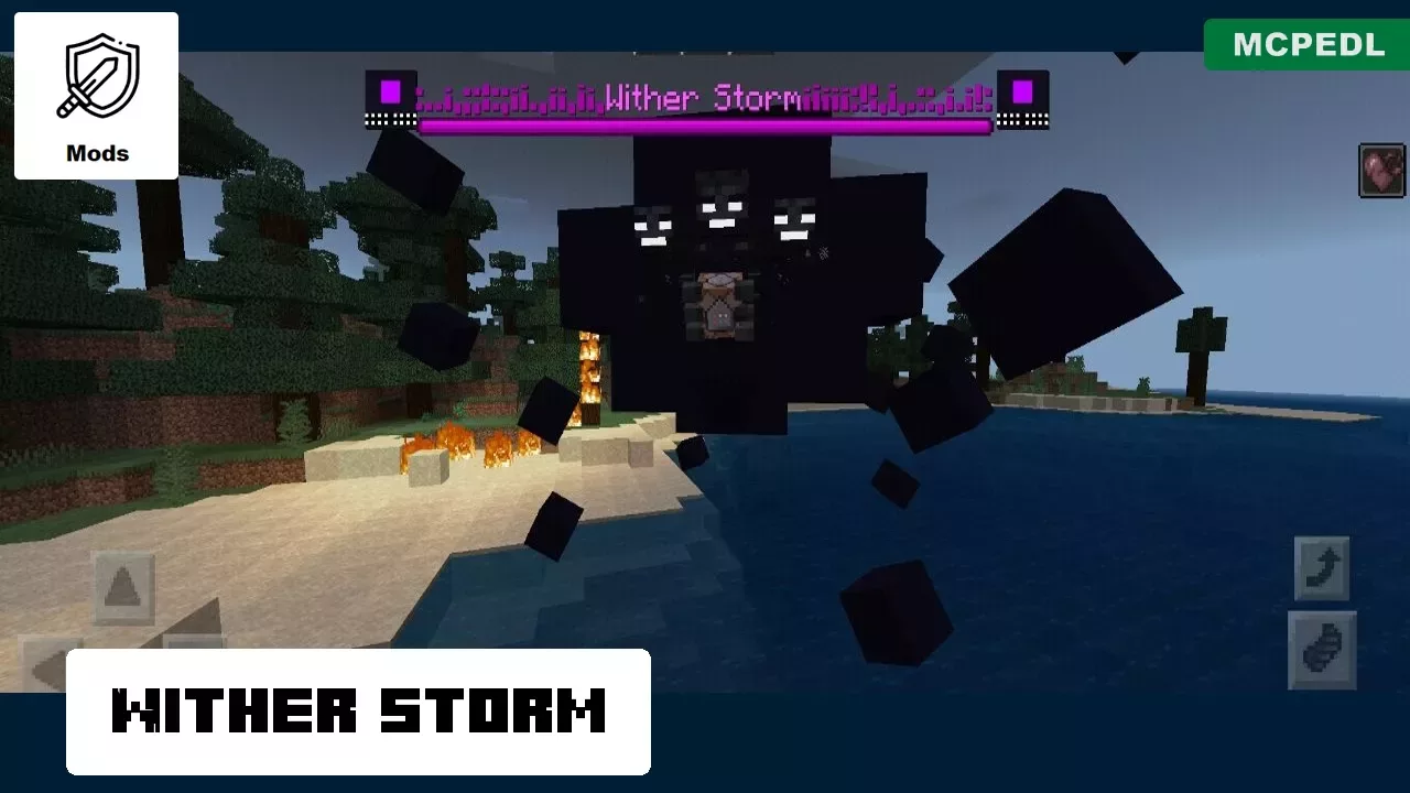 Wither Storm from Storm Mod for Minecraft PE