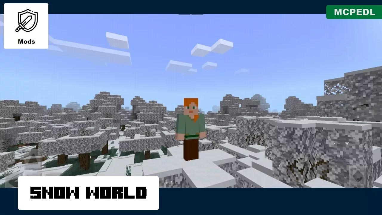 Snow World from Snow Mod for Minecraft PE