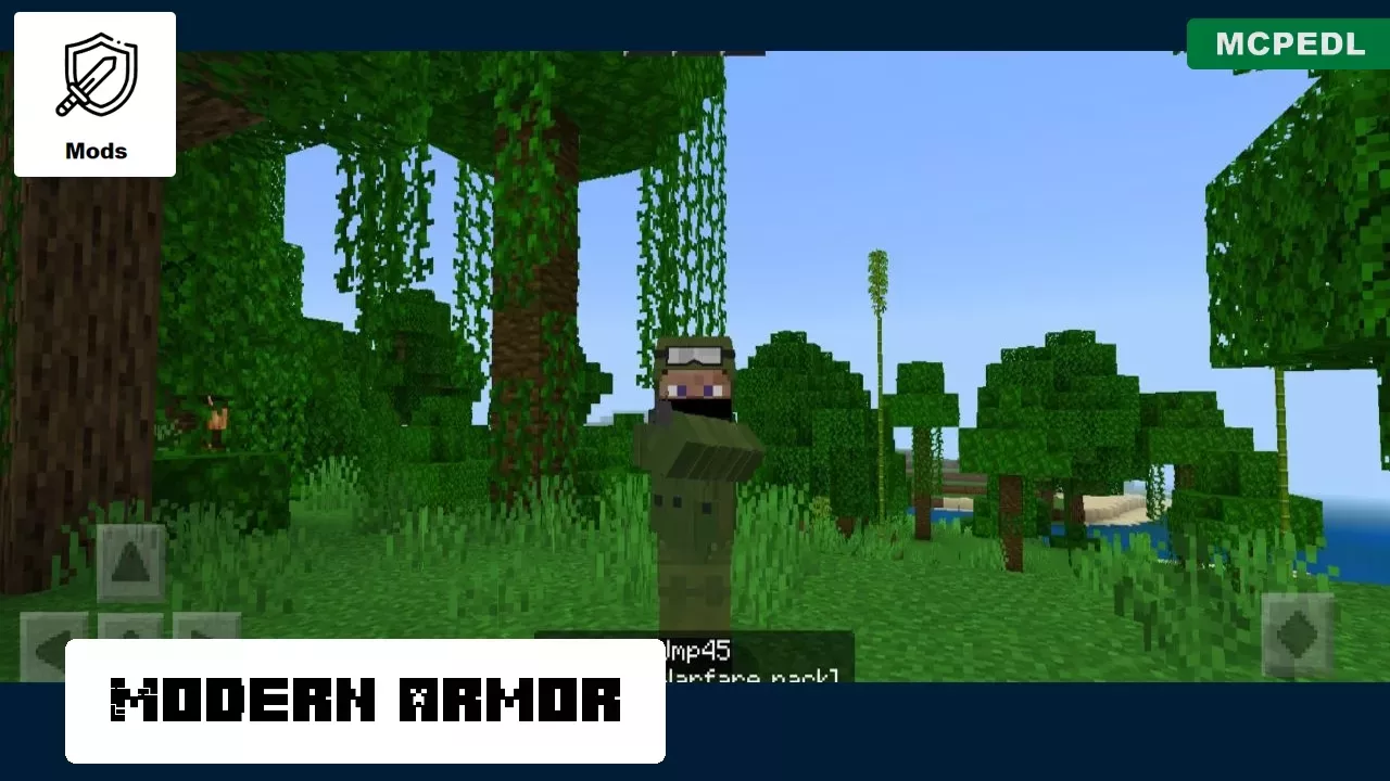 Modern Armor from Modern Gun Mod for Minecraft PE