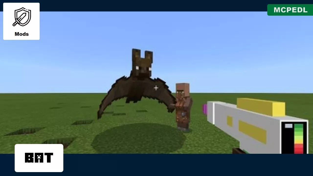 Bat from Recizer Gun Mod for Minecraft PE