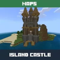 Island Castle Map for Minecraft PE