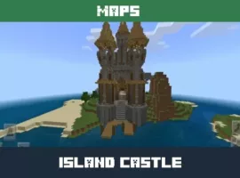 Island Castle Map for Minecraft PE