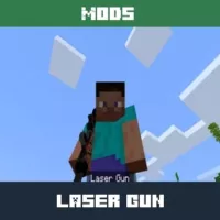 Laser Gun Mod for Minecraft PE