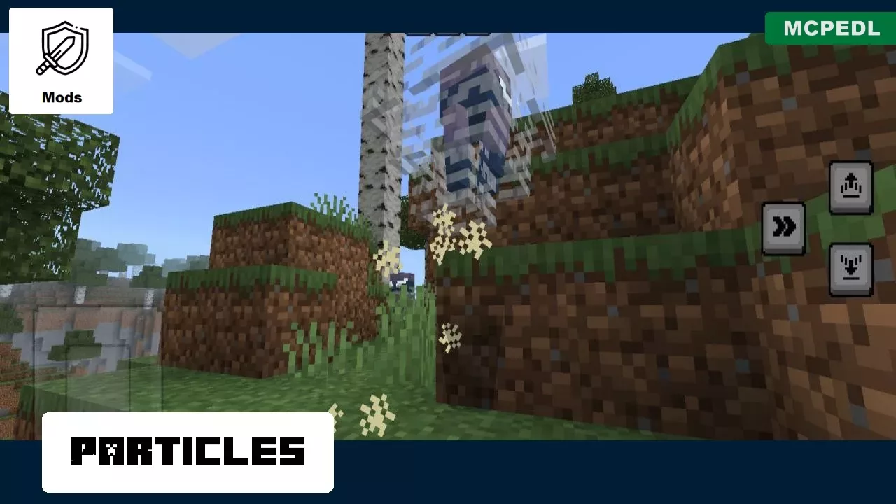 Particles from Breeze Mod for Minecraft PE