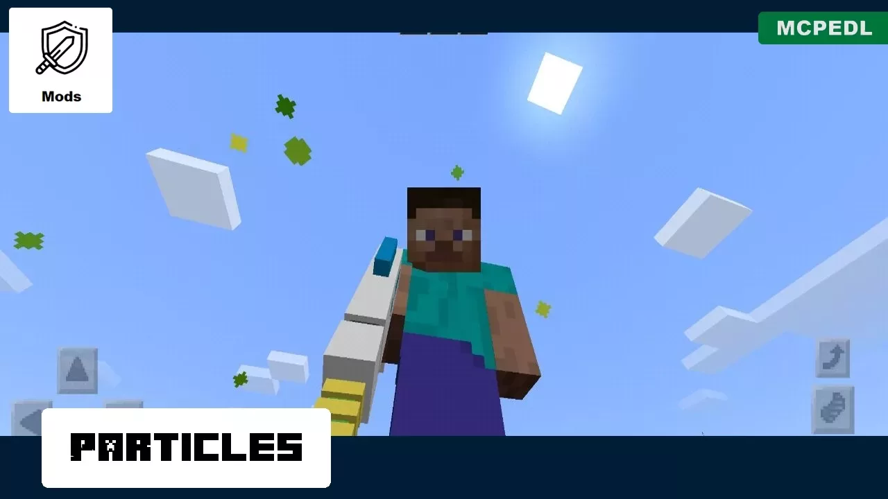 Particles from Recizer Gun Mod for Minecraft PE