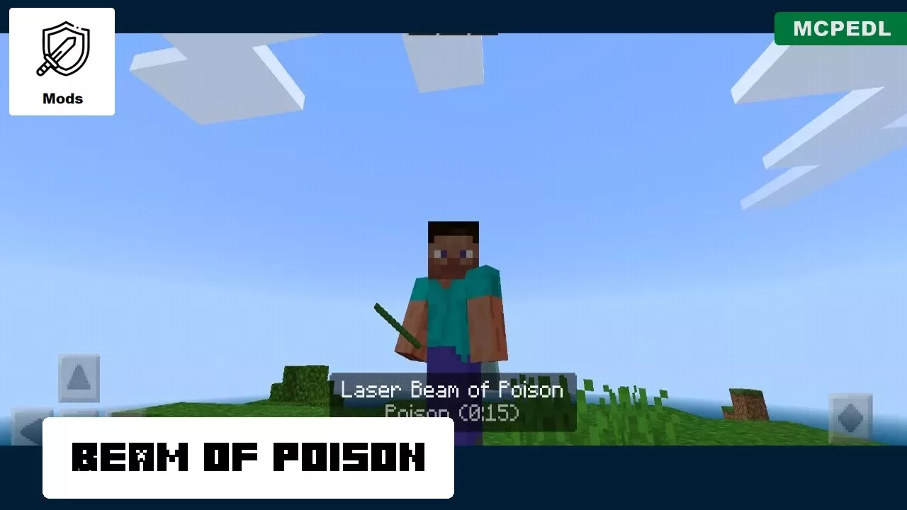 Poison from Laser Gun Mod for Minecraft PE