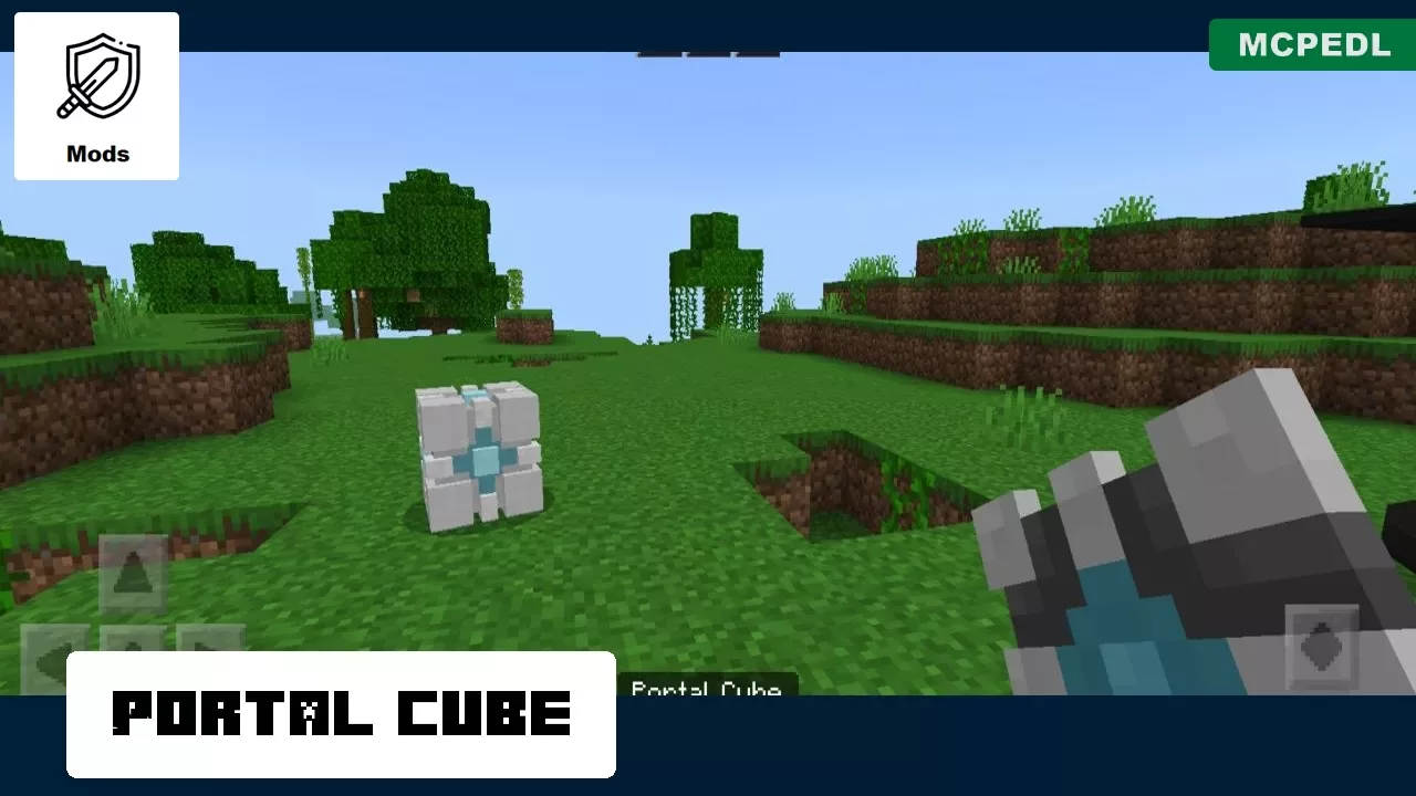 Portal Cube from Portal Gun Mod for Minecraft PE
