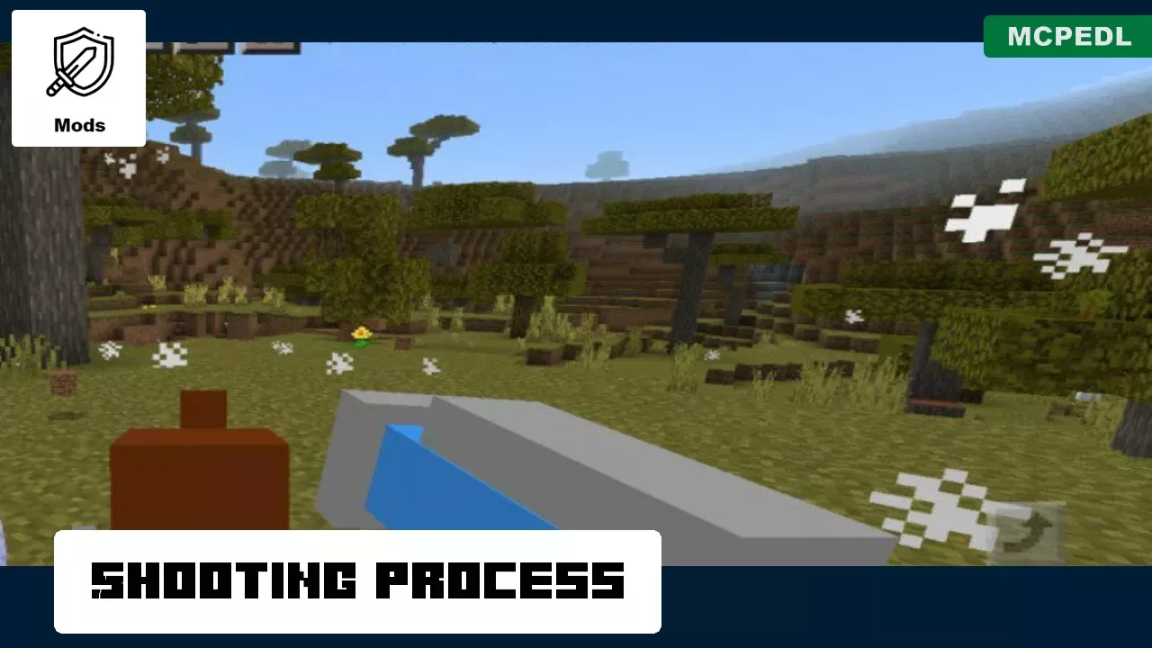 Process from Fard Gun Mod for Minecraft PE