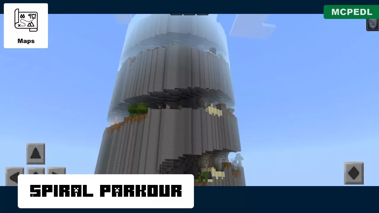 Spiral from Extreme Parkour Map for Minecraft PE