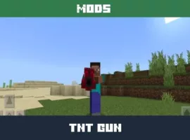 TNT Gun Mod for Minecraft PE