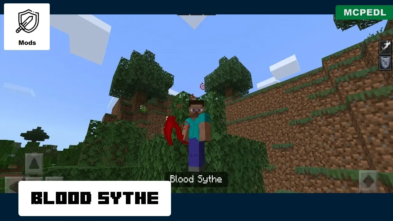 Blood Sythe from Mortal Kombat Mod for Minecraft PE