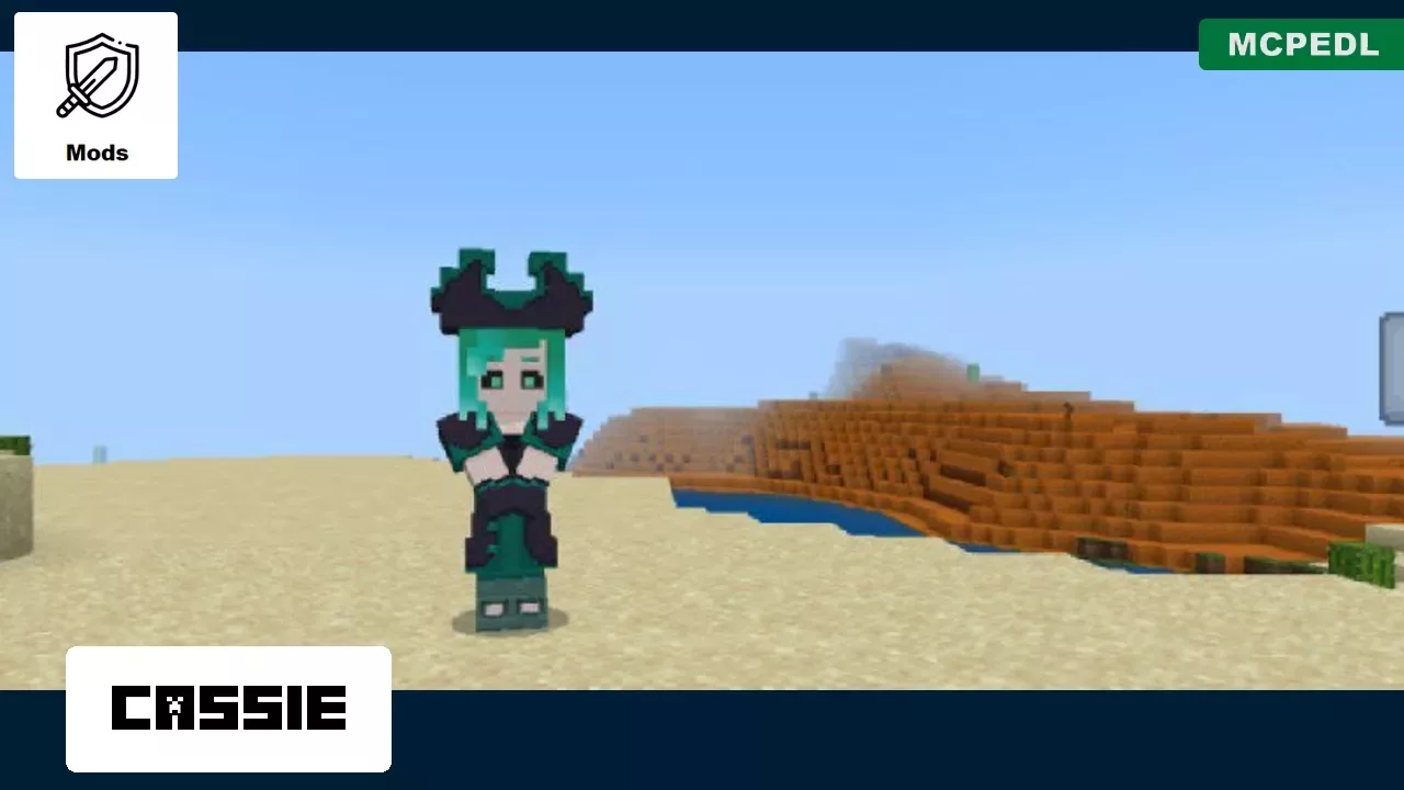 Cassie from Witcher Mod for Minecraft PE