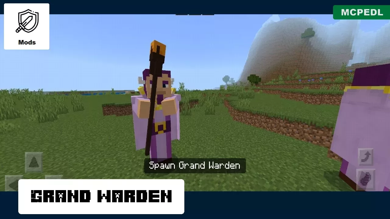 Grand Warden from Clash of Craft Mod for Minecraft PE