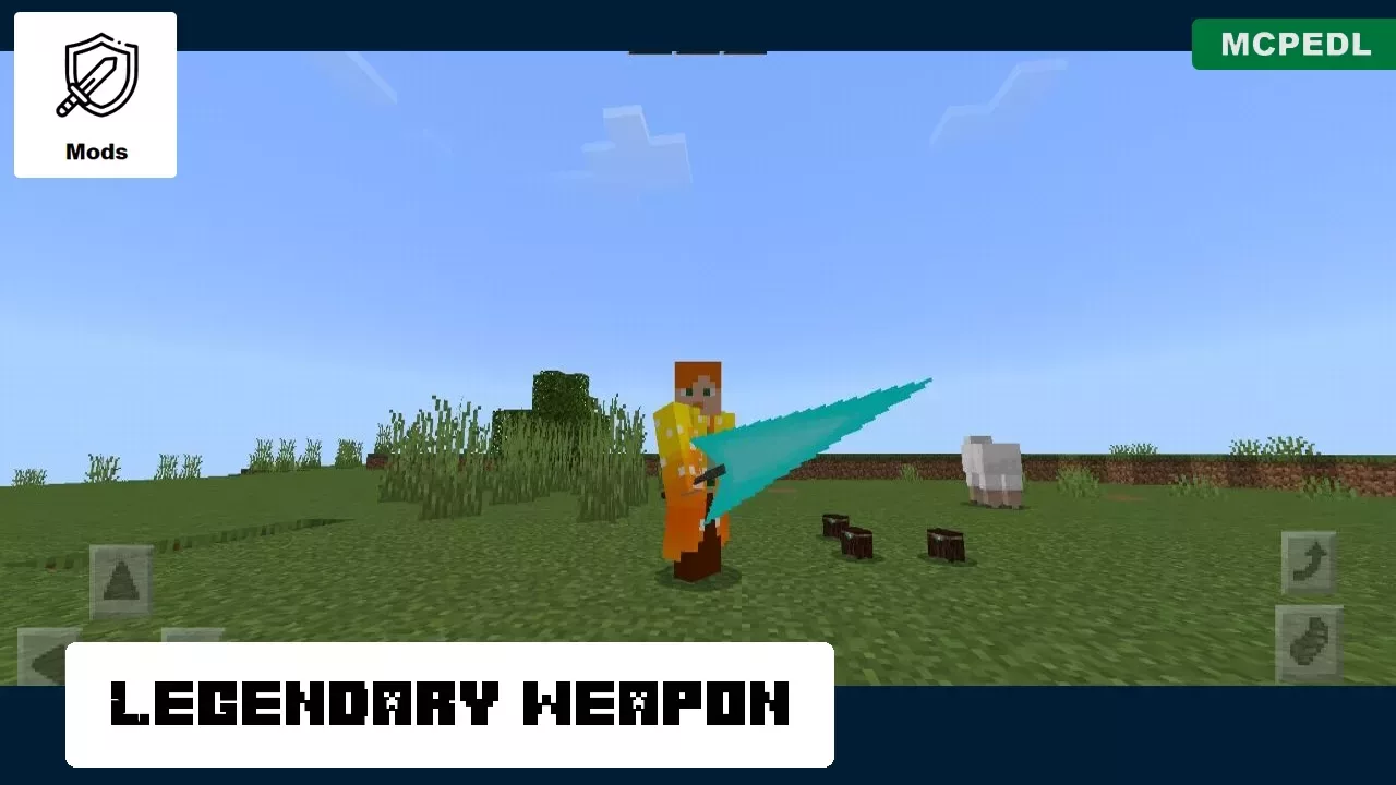 Legendary Weapon from Warcraft Mod for Minecraft PE