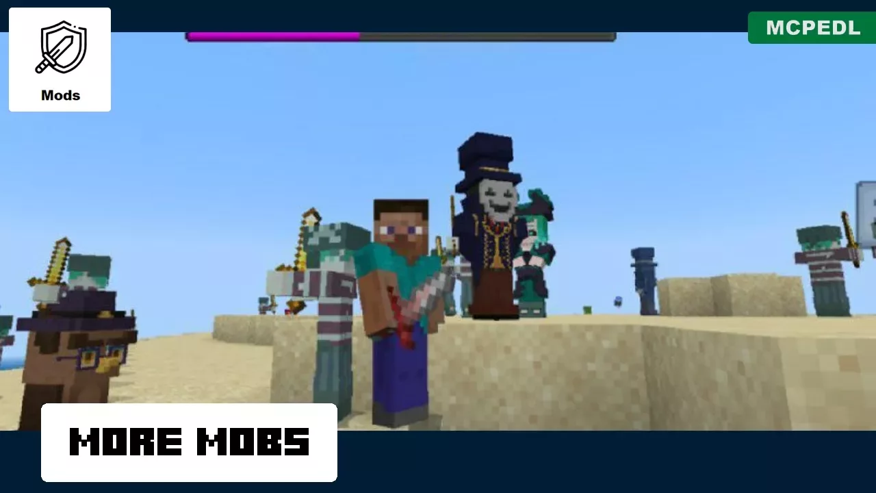 Mobs from Witcher Mod for Minecraft PE