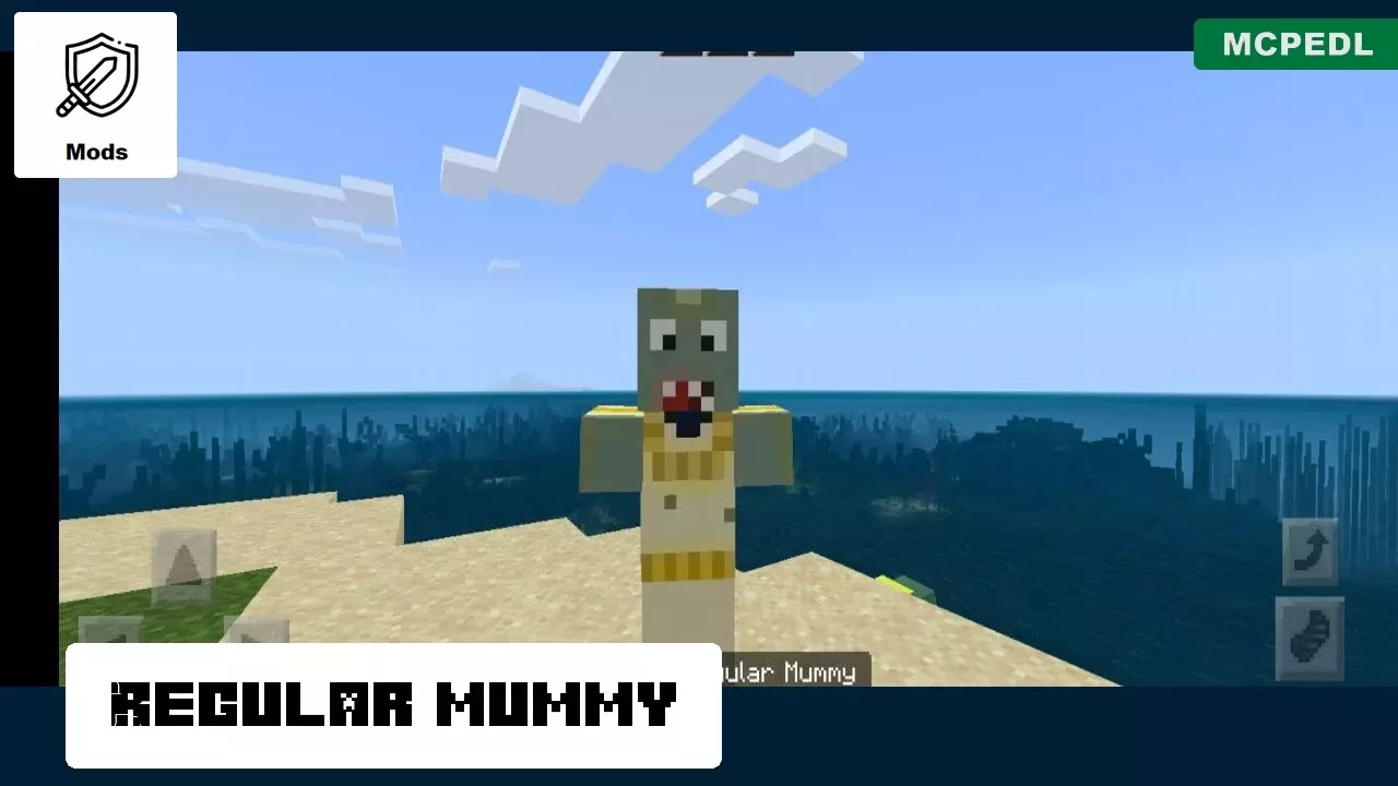Mummy from Plants vs Zombies Mod for Minecraft PE