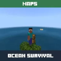 Ocean Survival Map for Minecraft PE