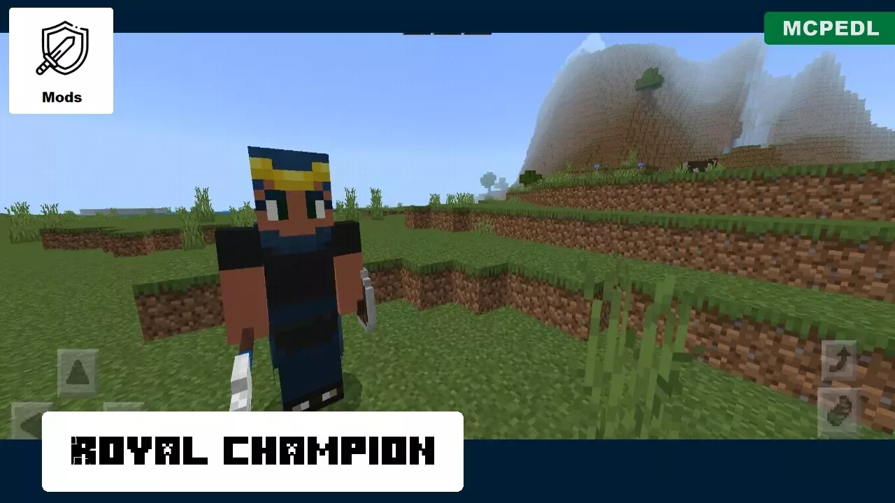 Royal Champion from Clash of Craft Mod for Minecraft PE