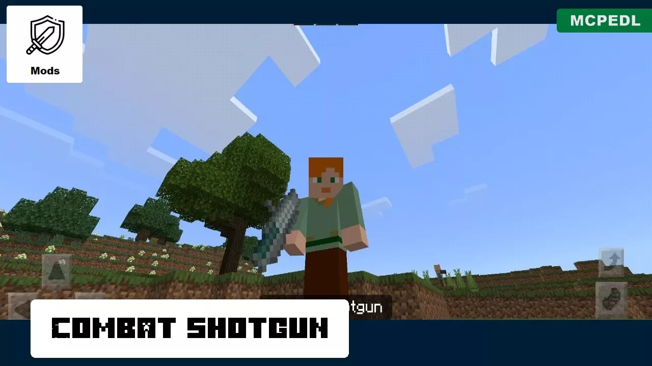 Shotgun from Doom Mod for Minecraft PE