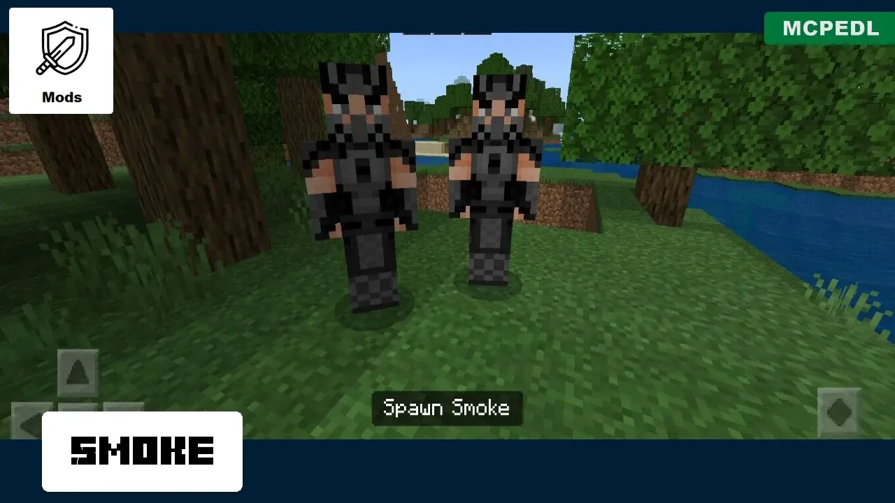 Smoke from Mortal Kombat Mod for Minecraft PE