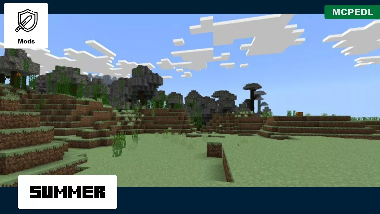 Summer from Seasons Mod for Minecraft PE