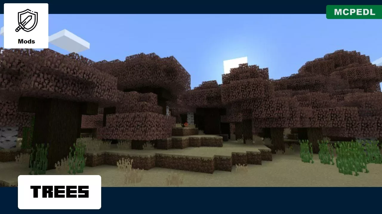 Trees from Seasons Mod for Minecraft PE