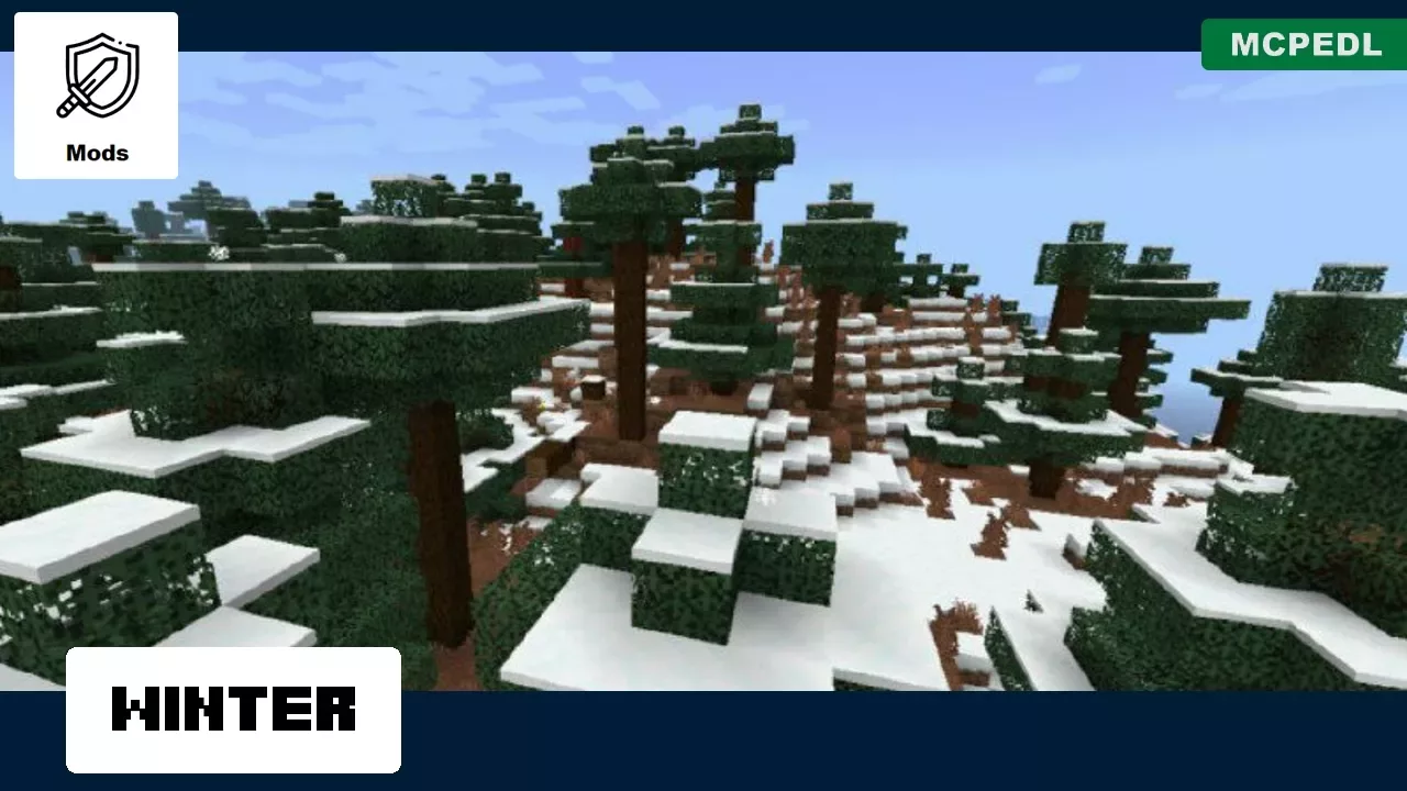 Winter from Seasons Mod for Minecraft PE