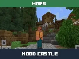 Wood Castle Map for Minecraft PE