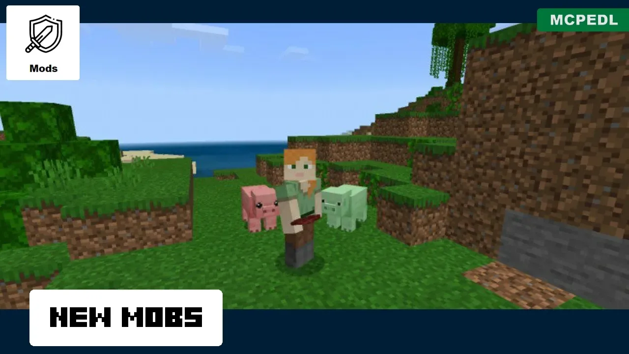 New Mobs from Pig Mod for Minecraft PE