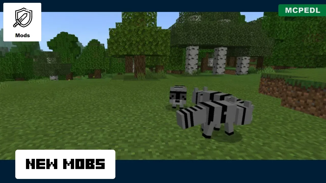 New Mobs from Raccoon Mod for Minecraft PE