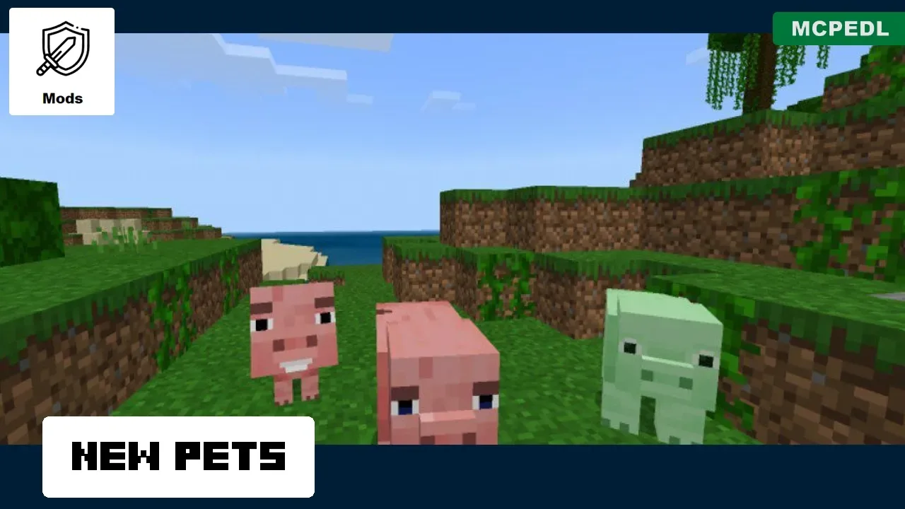 New Pets from Pig Mod for Minecraft PE