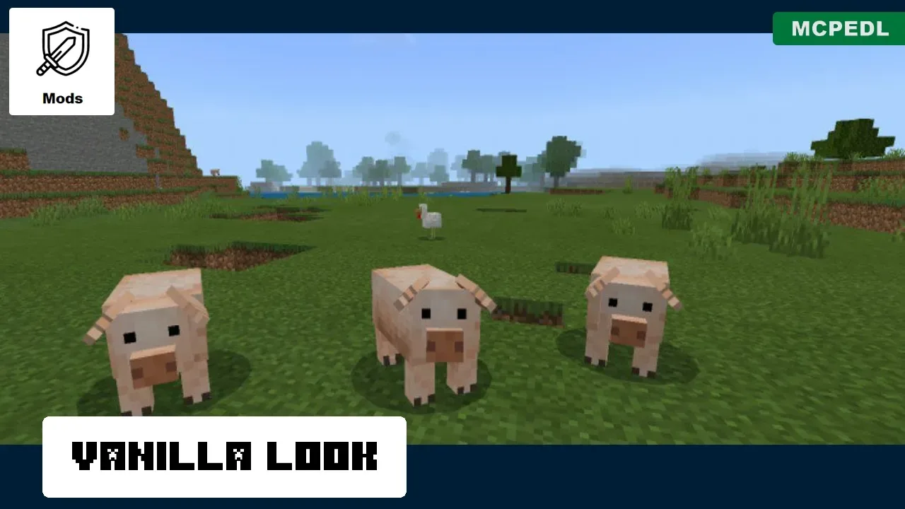 Vanilla Look from Pig Mod for Minecraft PE